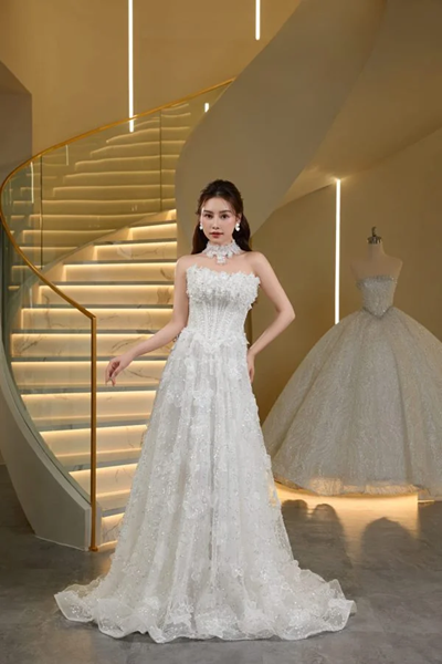 Váy cưới chữ A - VVP-02